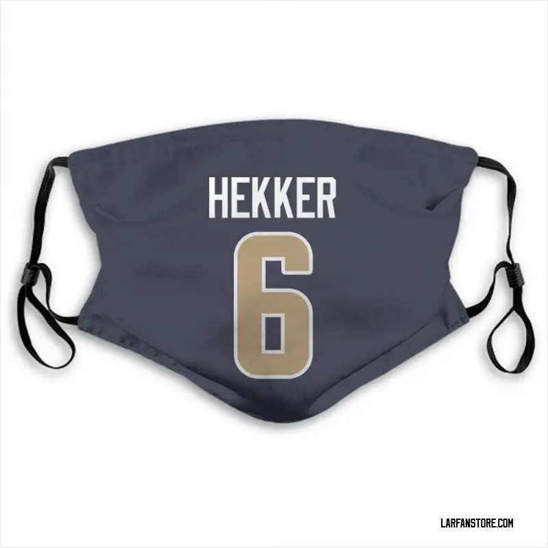 Johnny Hekker Los Angeles Rams Jersey Name & Number Face Mask - Navy