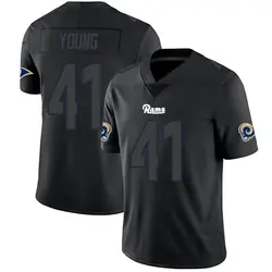 Youth Kenny Young Los Angeles Rams Jersey - Black Impact Limited